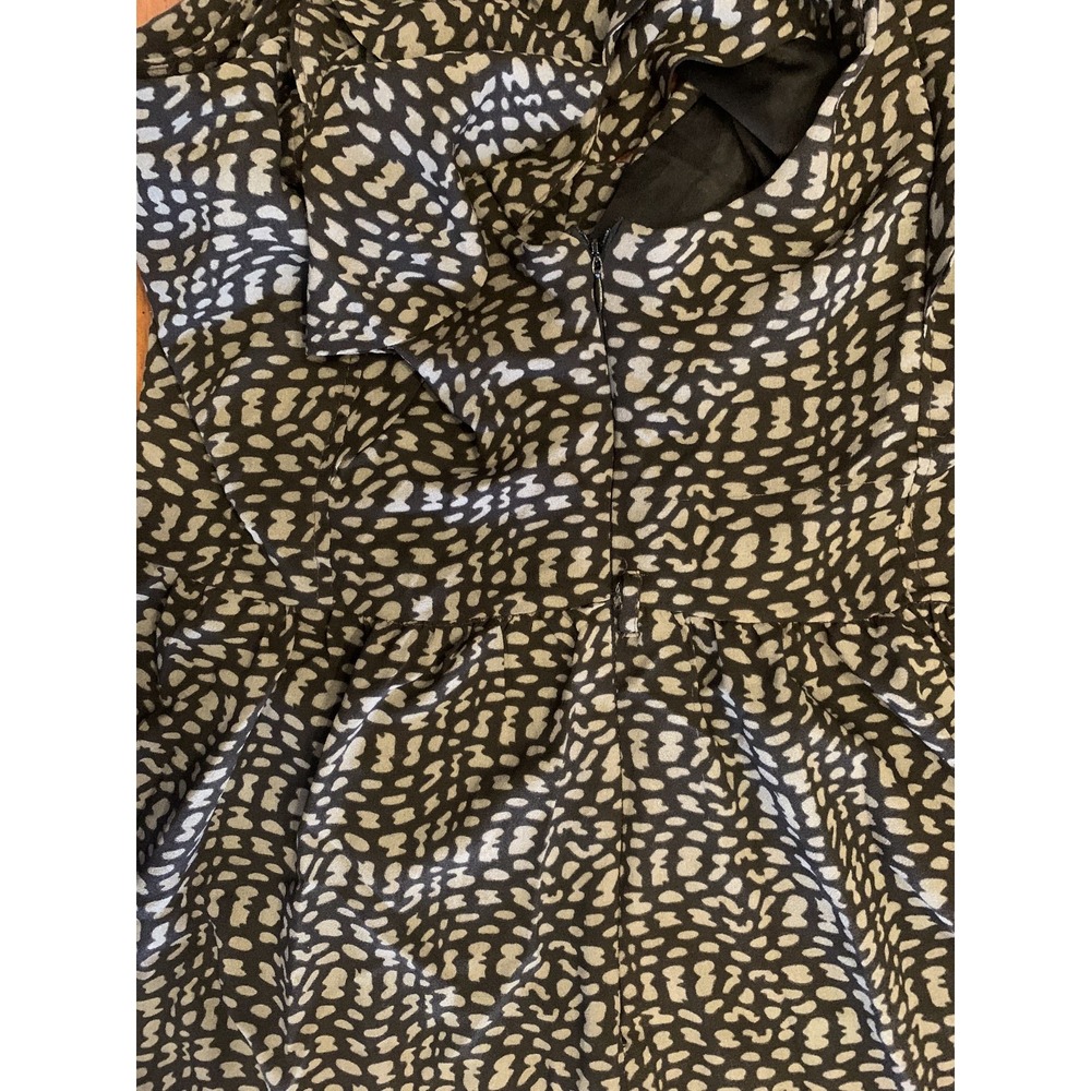 Mind Code Cottage Dress Size Small Ruffle Sleeve Pleated All Over Print - Picture 5 of 11